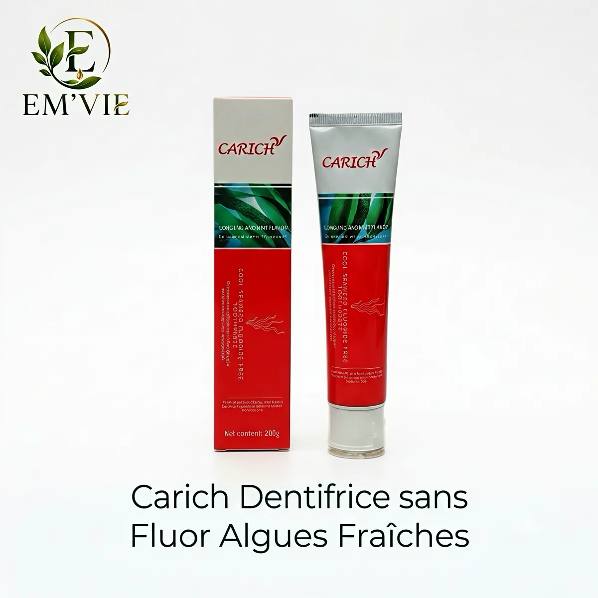Carich Dentifrice sans Fluor Algues Fraîches - miniature